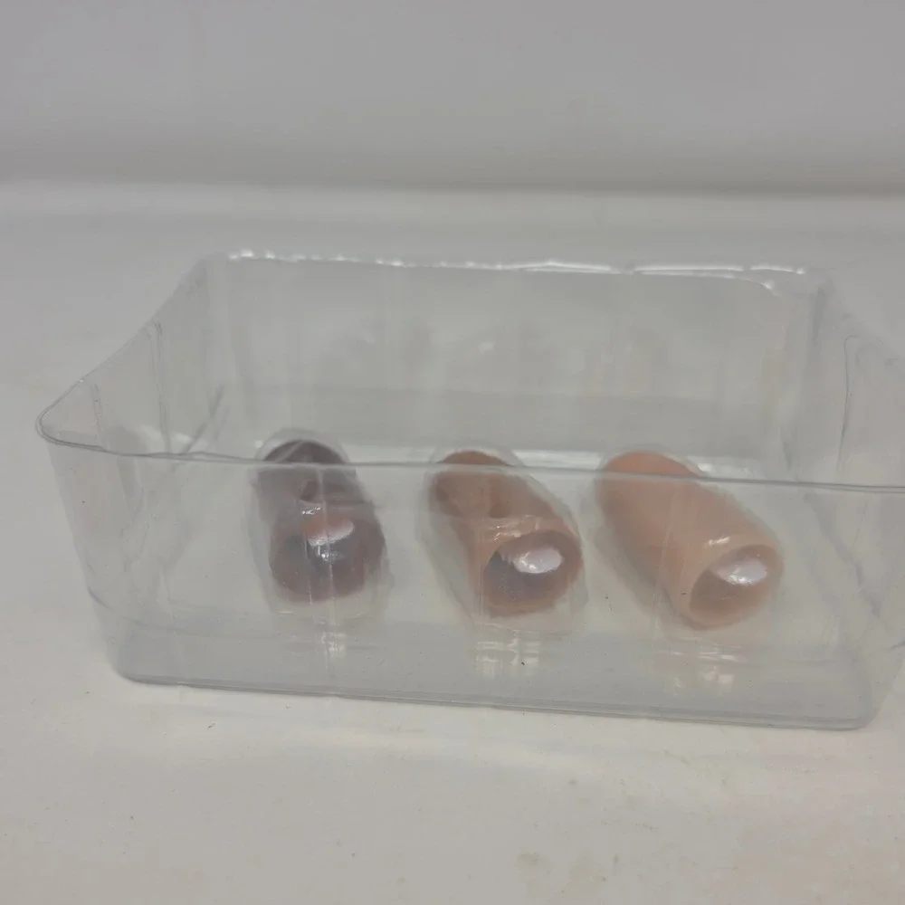 Realistic Magic Thumb Tip Set 3 Pack Multiple Skin Tones Vanishing Trick Prop